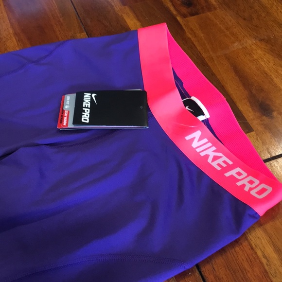 NWT Nike Pro Hyperwarm Purple Tight 3.0 XS - Picture 5 of 7